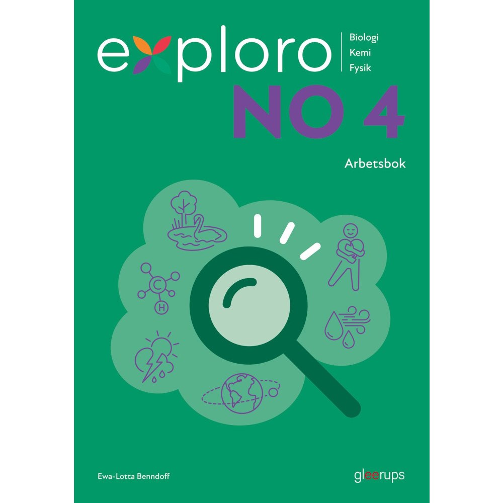 Ewa-Lotta Benndoff Exploro NO åk 4, arbetsbok (häftad)