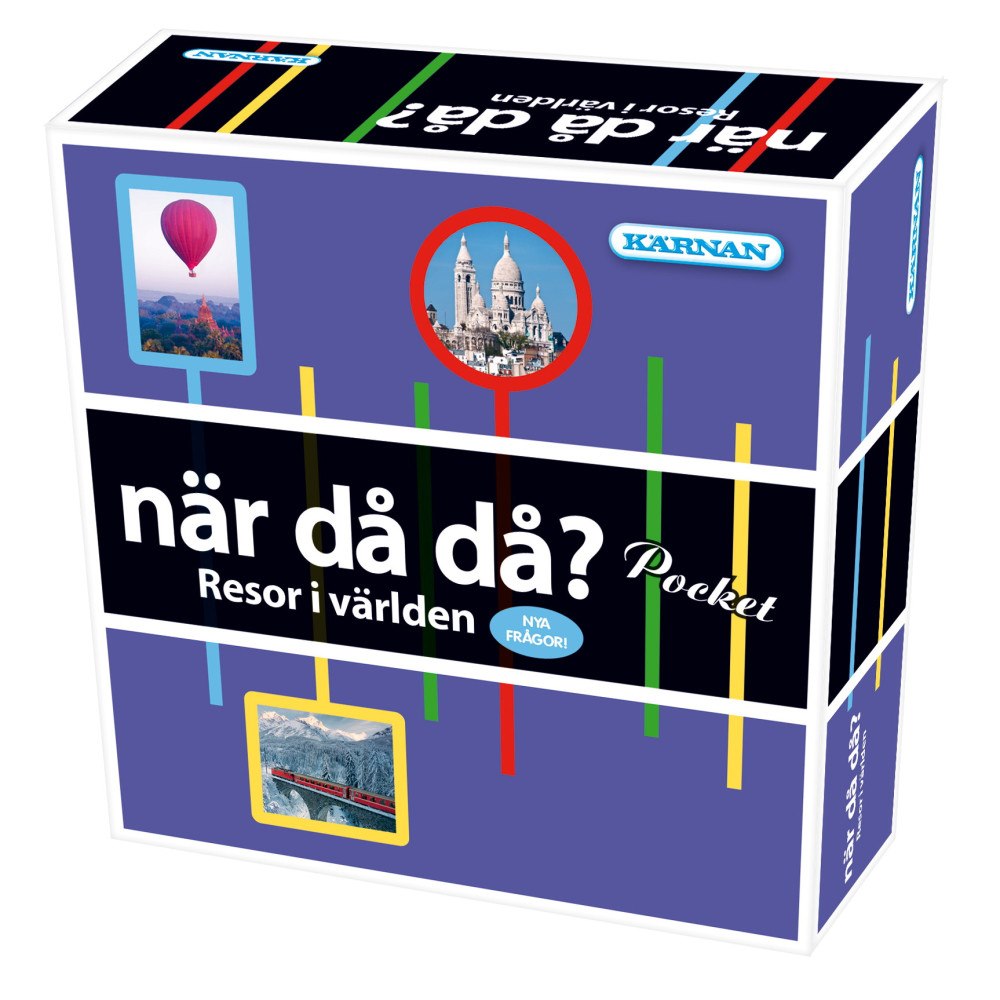 Egmont Kärnan Spel När Då Då? Pocket - Resor i världen 2