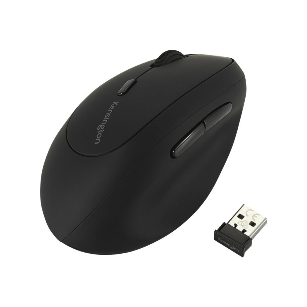 KENSINGTON Kensington Pro Fit Ergo Wireless Mouse - vertikal mus - 2.4 GHz
