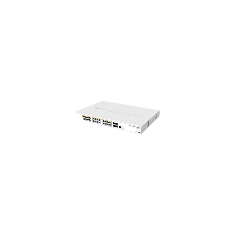 MikroTik MikroTik Cloud Router Switch CRS328-24P-4S+RM - switch - 28 portar - Administrerad - rackmonterbar