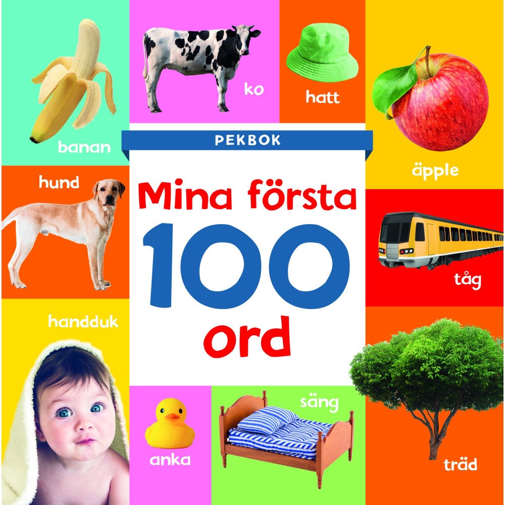 Alvilda Pekbok. Mina första 100 ord (bok, board book)