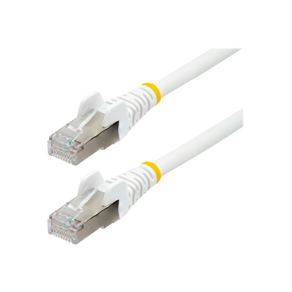 StarTech.com StarTech.com 1.5m CAT6a Ethernet Cable - White - Low Smoke Zero Halogen (LSZH) - 10GbE 500MHz 100W PoE++ Snagless RJ-45...