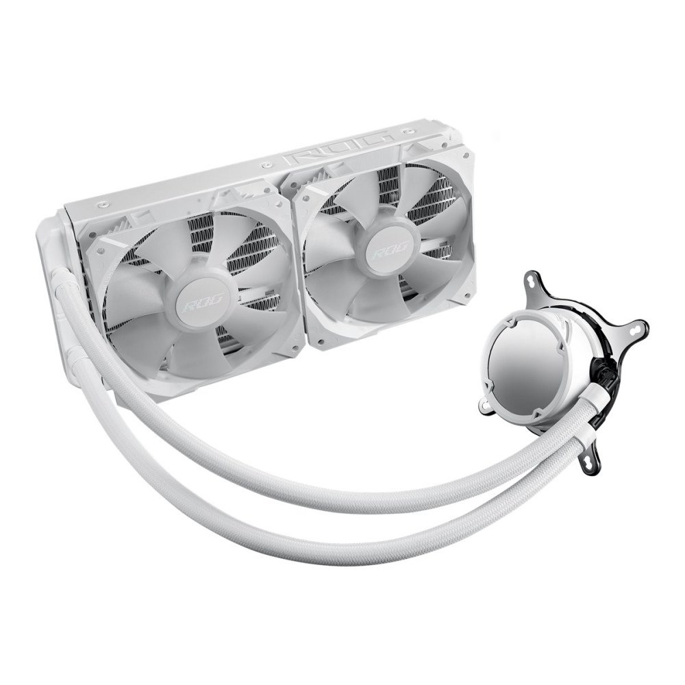ASUSTeK COMPUTER ASUS ROG STRIX LC II 240 ARGB - White Edition - kylsystem med vätska till processorn