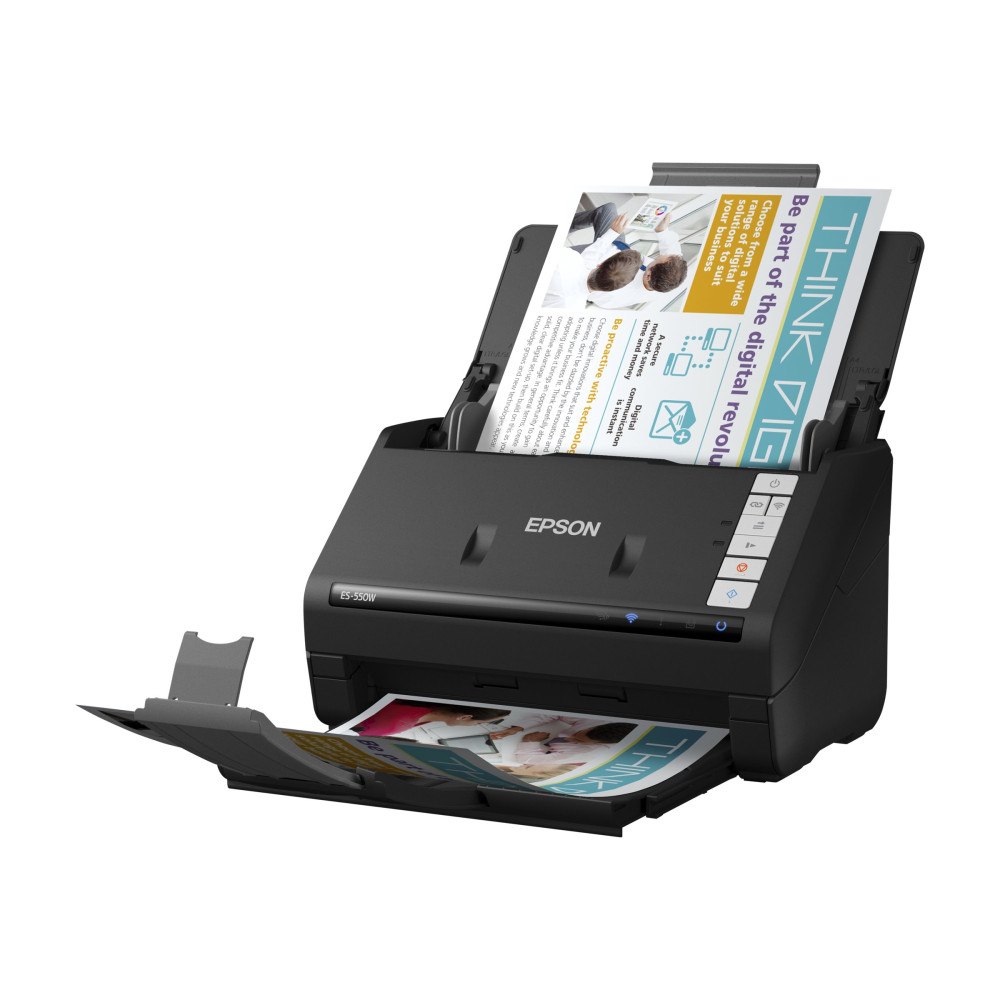 EPSON Epson WorkForce ES-550W - dokumentskanner - desktop - USB 3.2 Gen 1x1, Wi-Fi(ac)