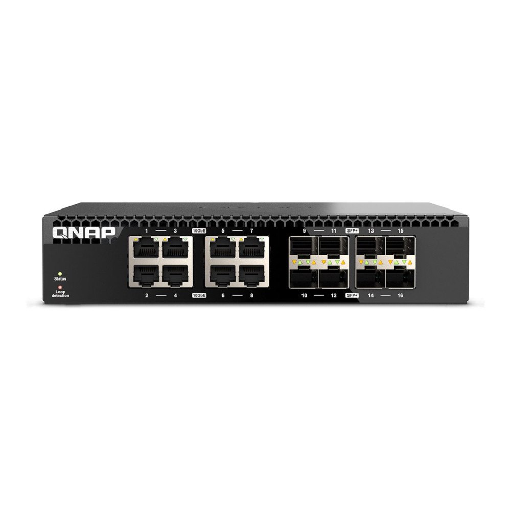 QNAP Systems, Inc QNAP QSW-3216R-8S8T - switch - 16 portar - rackmonterbar