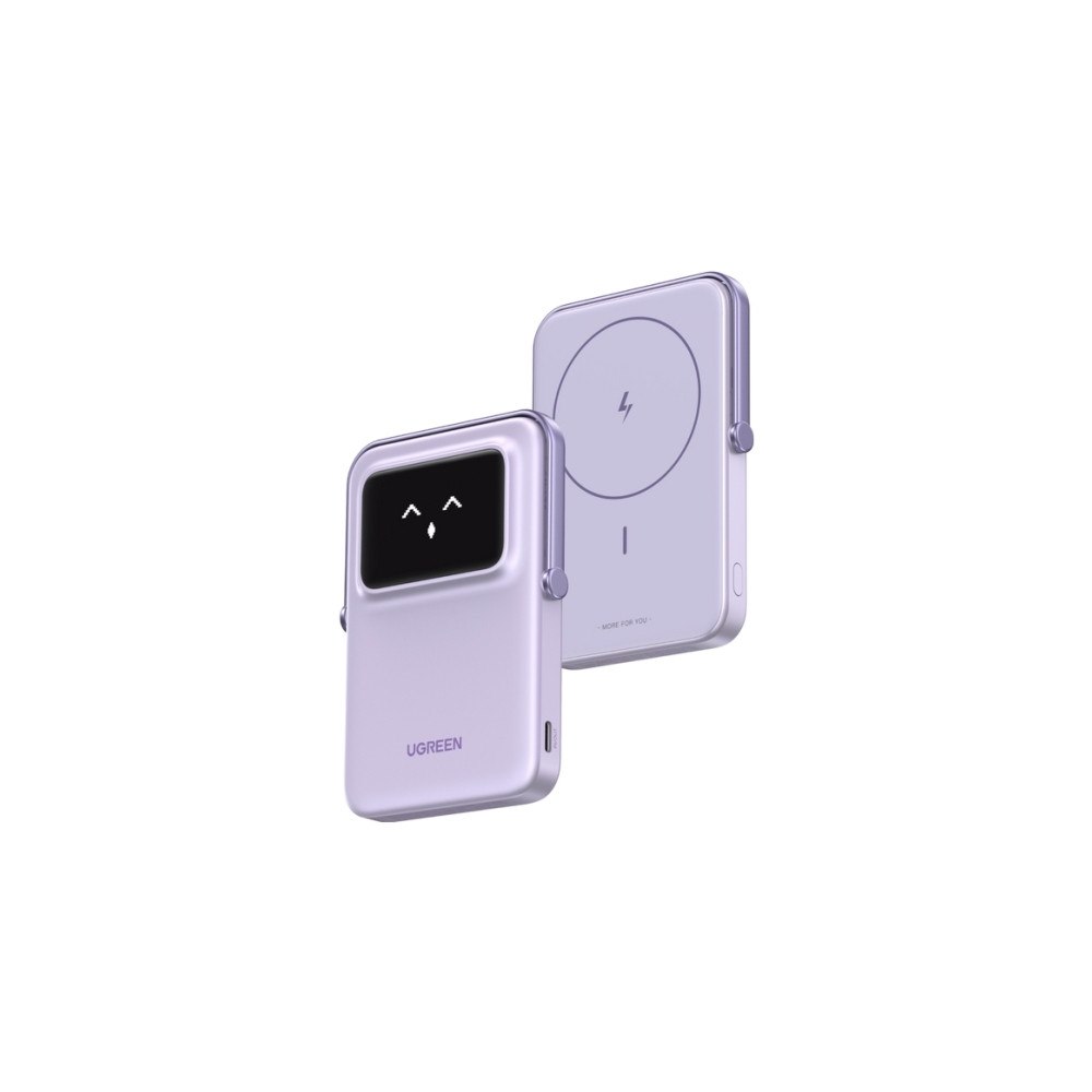 Ugreen Ugreen 5000MH MAG POWBANK PURPLE, 5000 mAh, Trådlös laddning...