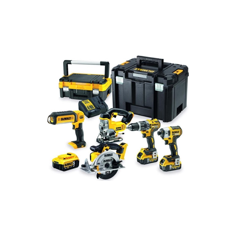 Dewalt Mobile DEWALT. COMBO 18V DCD796+DCF887+DCS39+DCS331+DCL050) 3x5.0Ah...