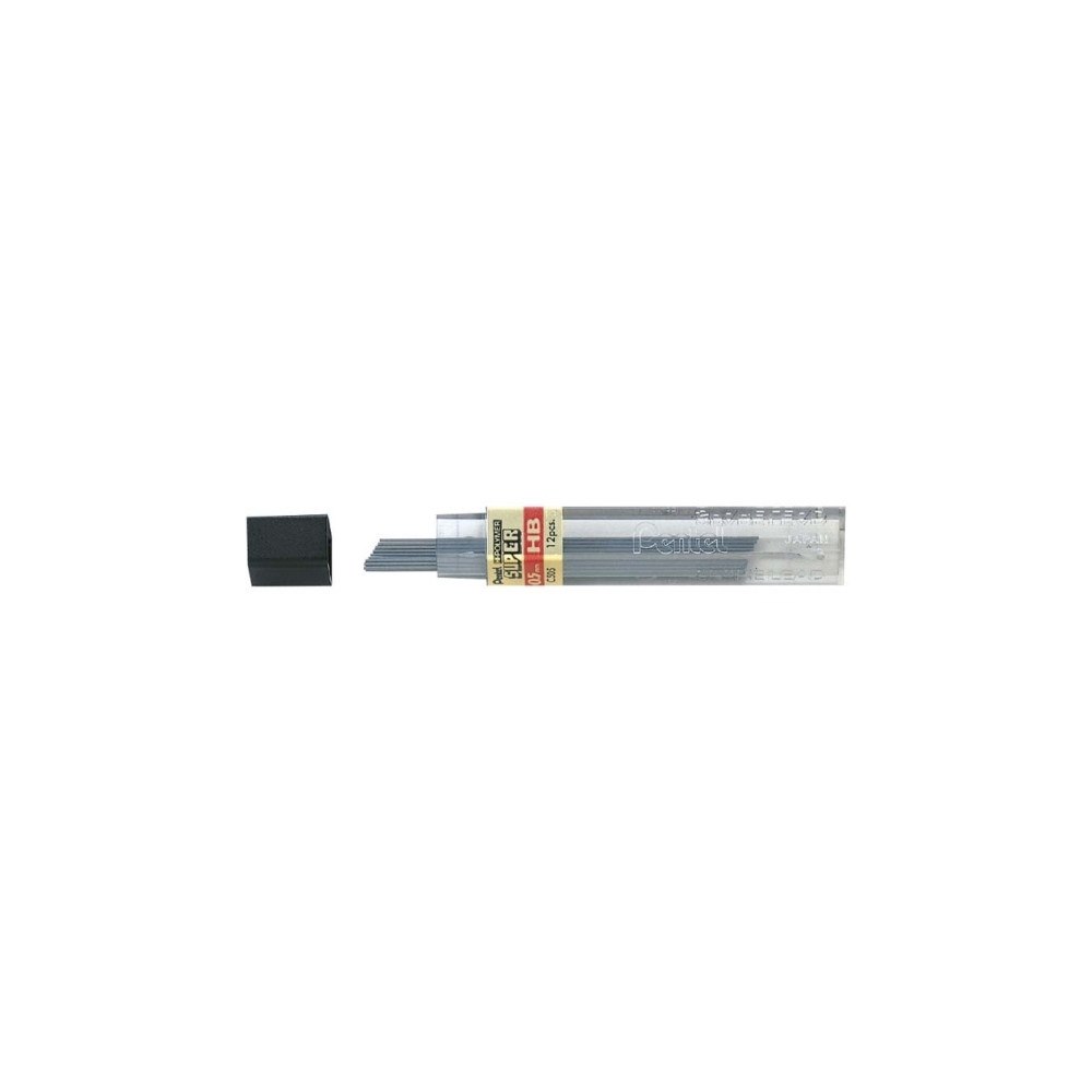 Pentel Pentel 0,5mm HB refiller 12 refiller/förpackning
