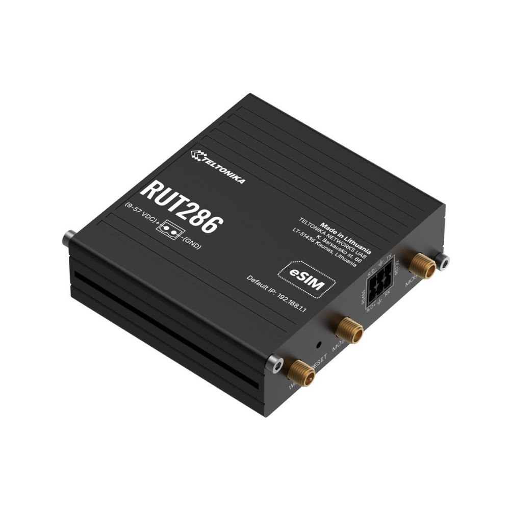 Teltonika Teltonika Networks RUT286 – 4G/LTE/3G Industrial Router