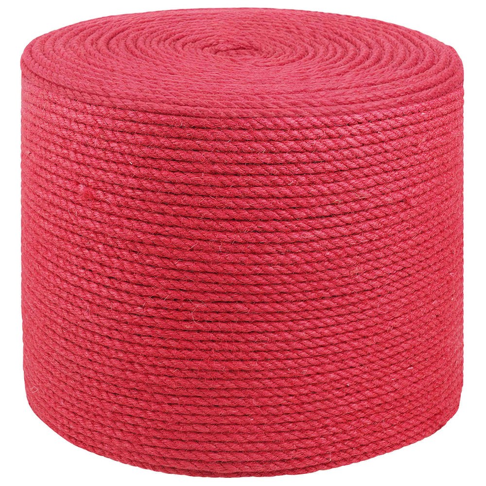 vidaXL Juterep Röd 100% Tossa jute