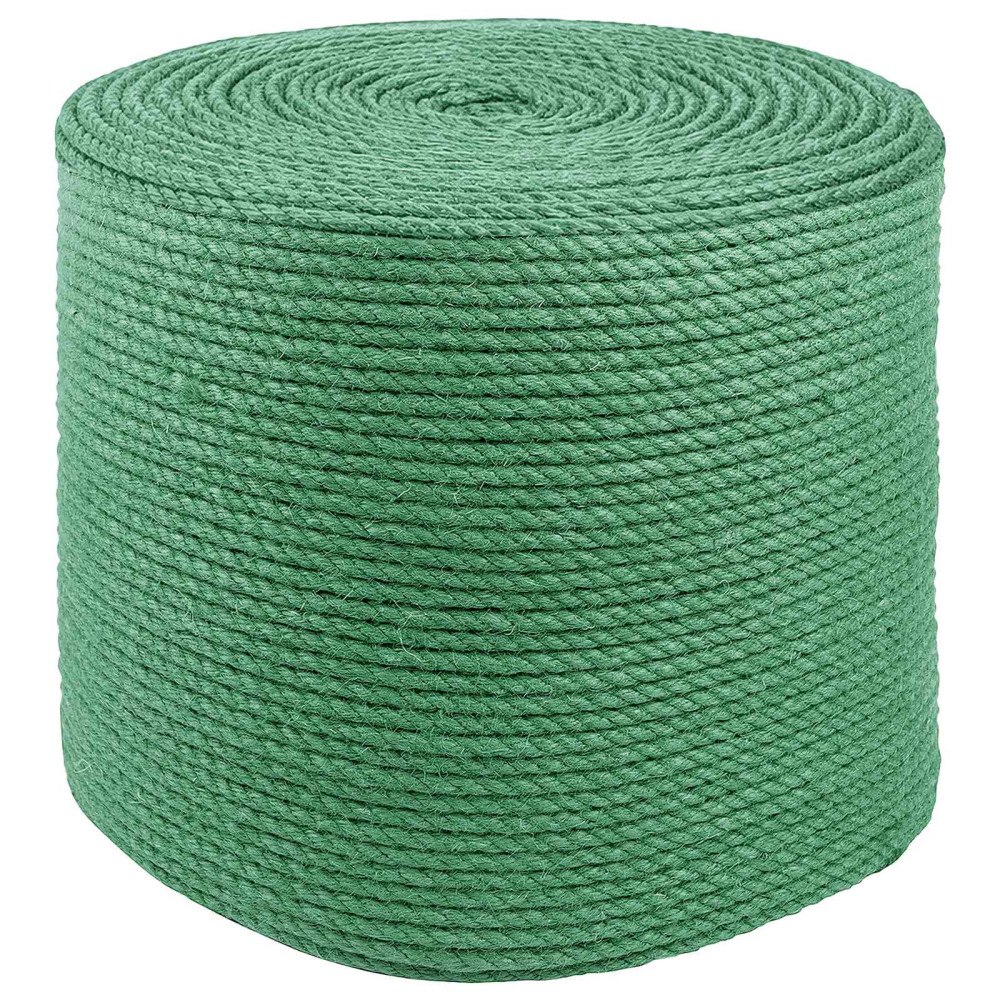 vidaXL Juterep 10 pcs Grön 100% Tossa jute