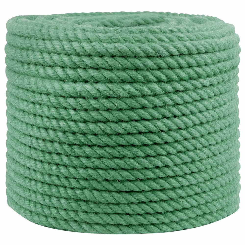 vidaXL Juterep Grön 100% Tossa jute