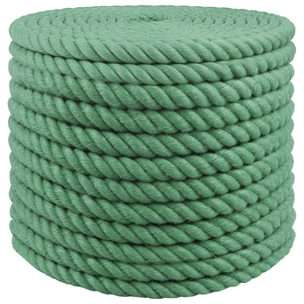 vidaXL Juterep Grön 100% Tossa jute