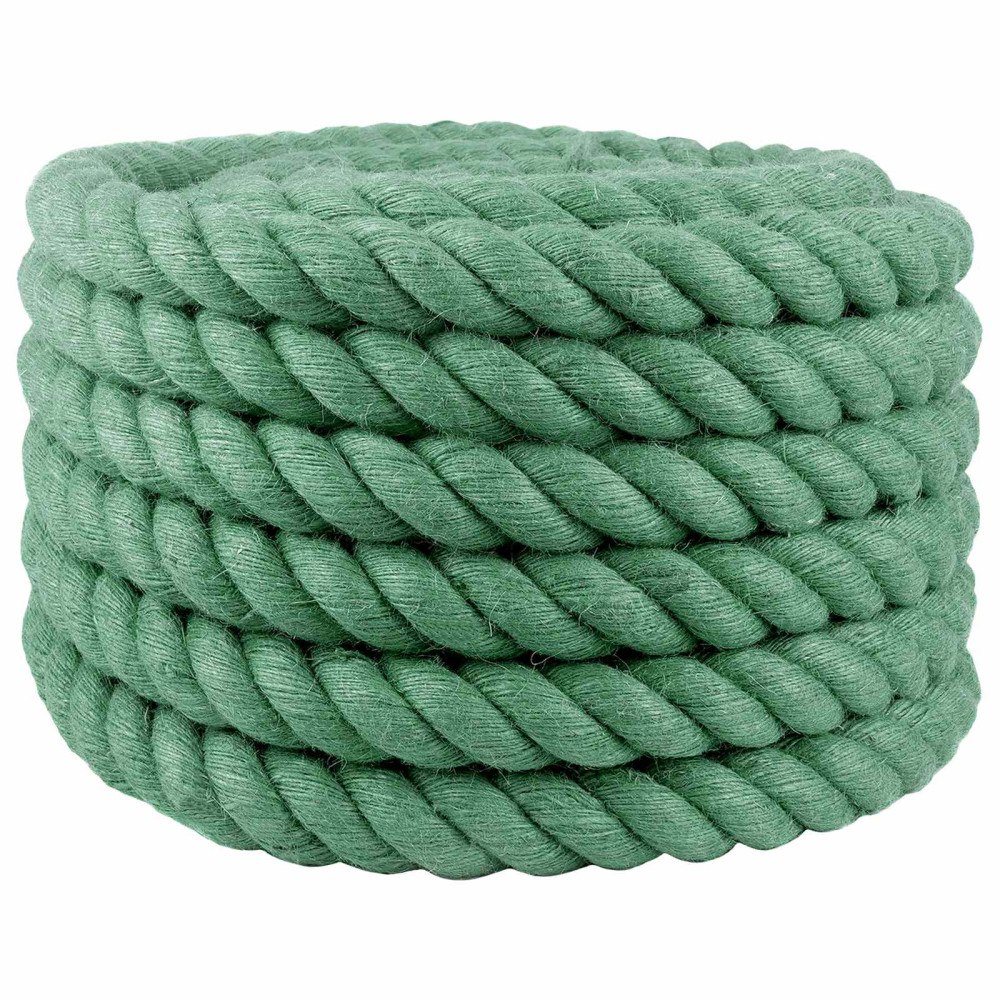 vidaXL Juterep Grön 100% Tossa jute