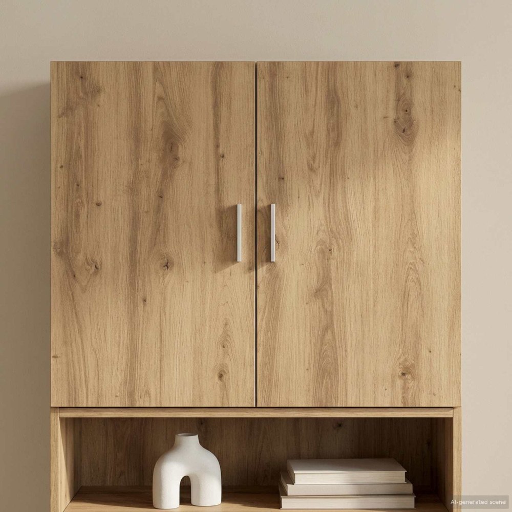 vidaXL Väggskåp Artisan-ek 80 x 42,5 x 64 cm Konstruerat trä