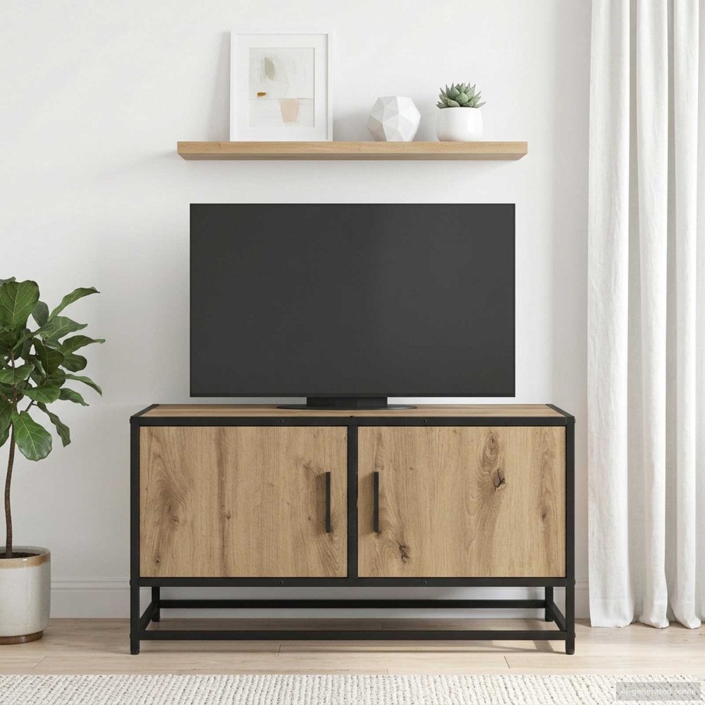 vidaXL TV-skåp 80 x 34,5 x 40 cm Artisan-ek Konstruerat trä
