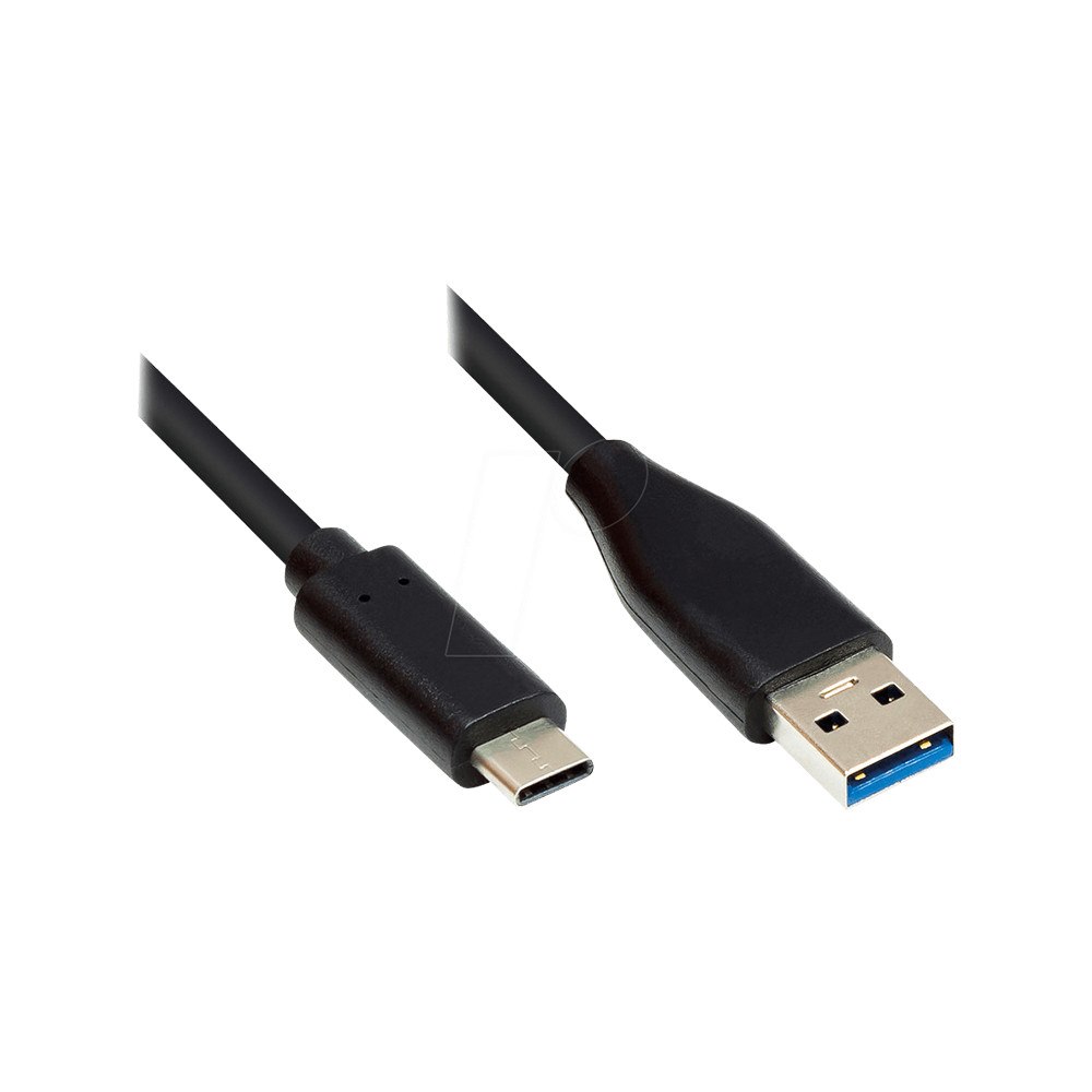 Good Connections USB-kabel Good Connections USB-A till USB-C 1,5 m svart (GC-...