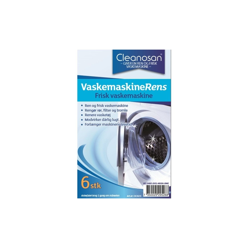 Cleanosan Maskinavkalkningsmedel, Cleanosan, för tvättmaskiner, med fä...