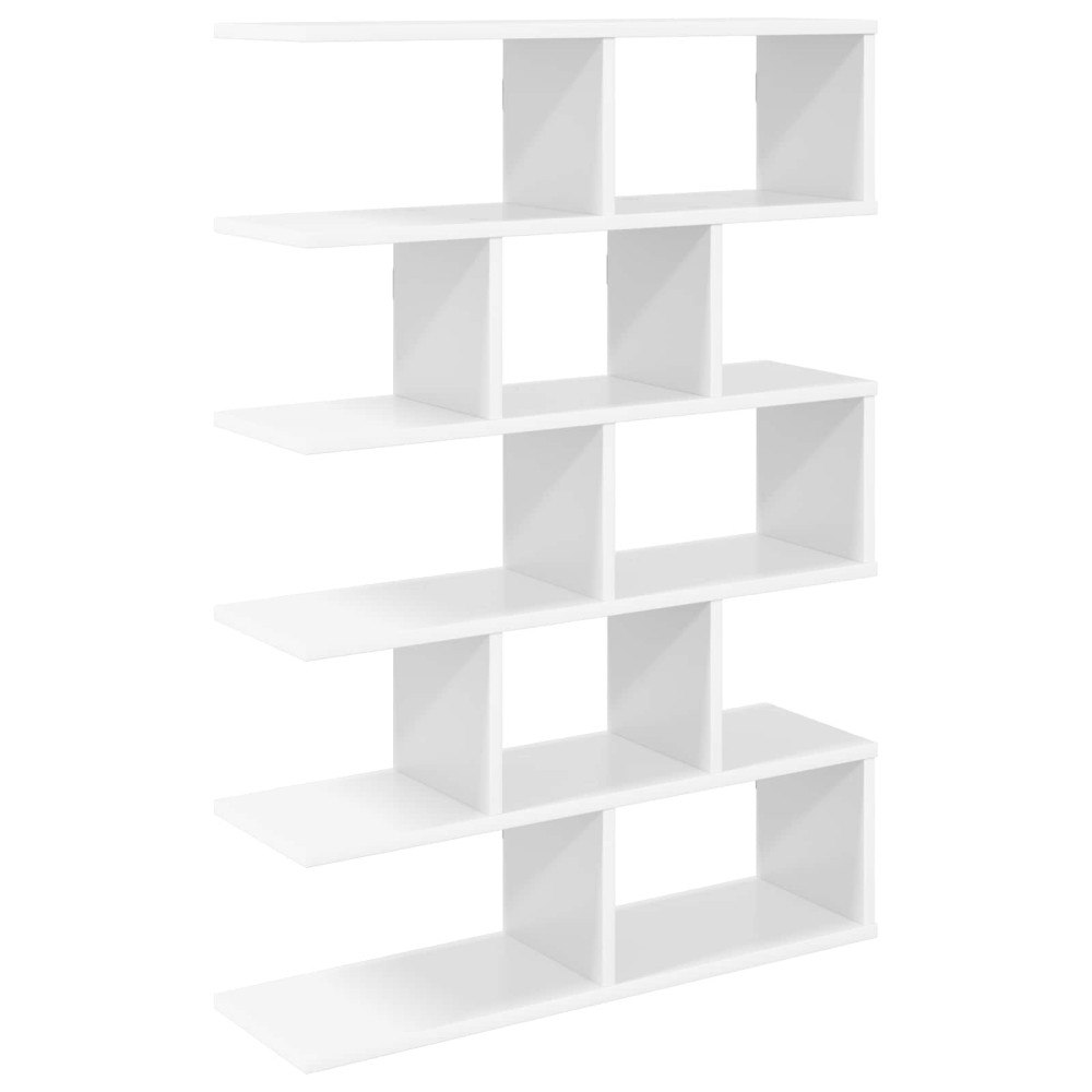 vidaXL Vägg hylla Vit 70 x 20 x 100 cm Konstruerat trä
