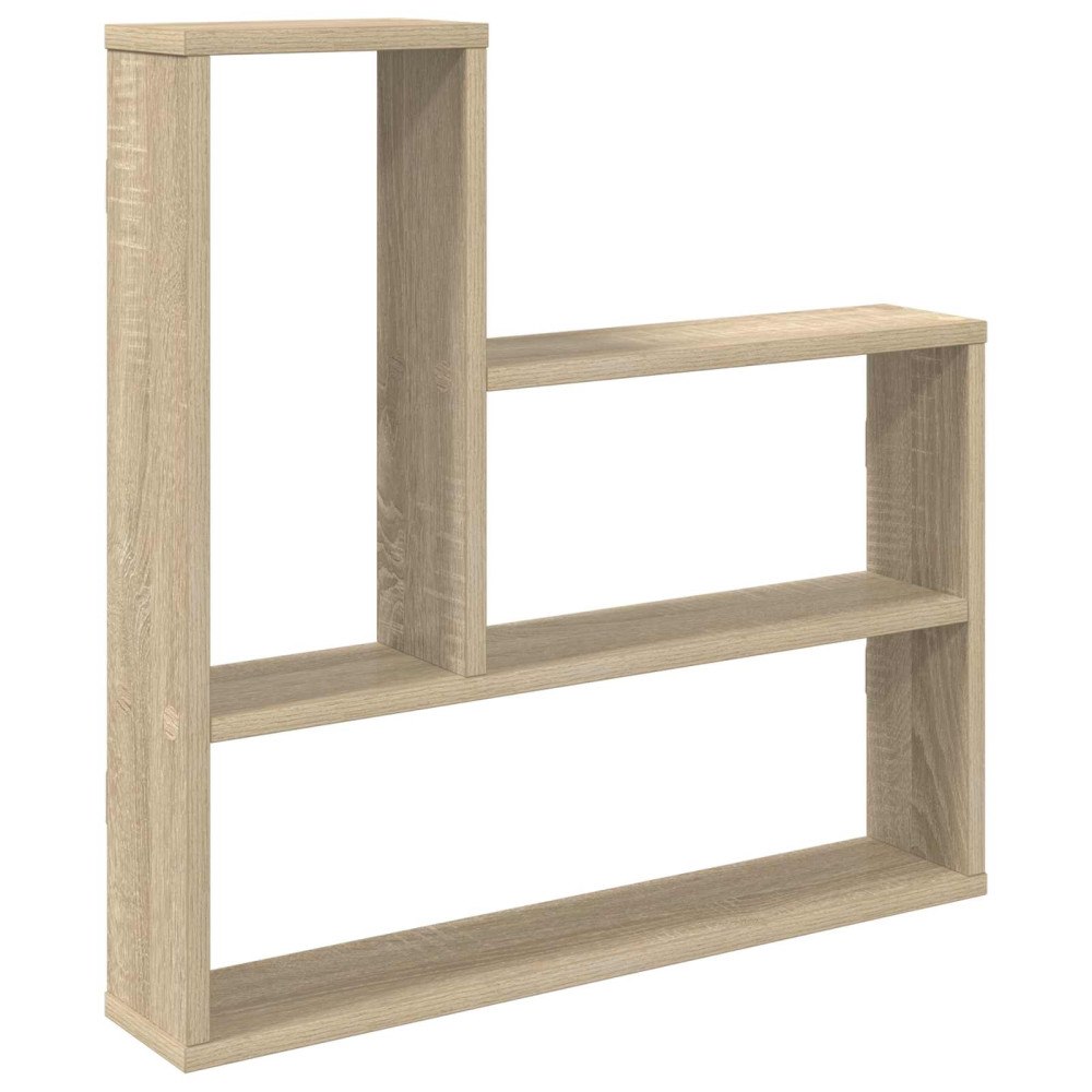 vidaXL Vägg hylla Sonoma-ek 60 x 11 x 60 cm Konstruerat trä