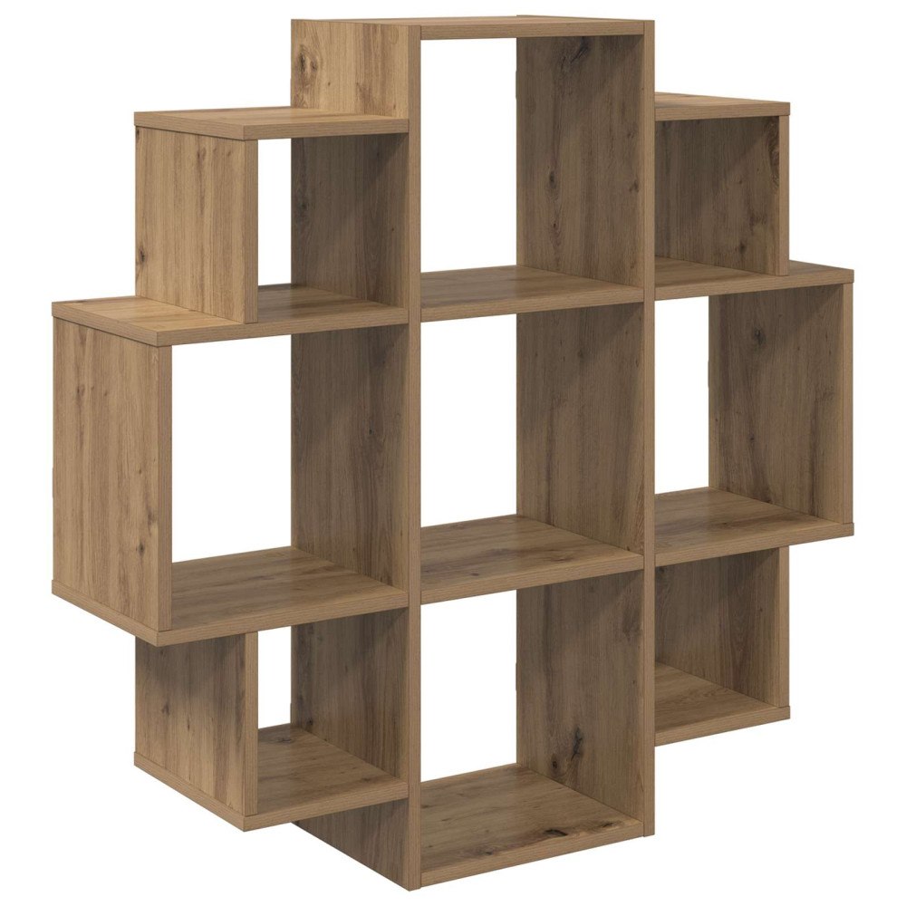 vidaXL Vägg hylla Artisan-ek 90 x 25 x 90 cm Konstruerat trä