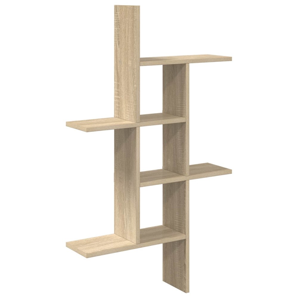 vidaXL Vägg hylla Sonoma-ek 61 x 15 x 102 cm Konstruerat trä