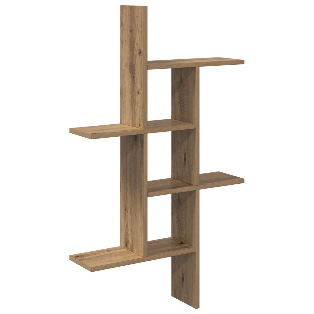 vidaXL Vägg hylla Artisan-ek 61 x 15 x 102 cm Konstruerat trä
