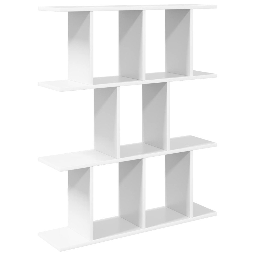 vidaXL Vägg hylla Vit 102 x 20 x 96 cm Konstruerat trä