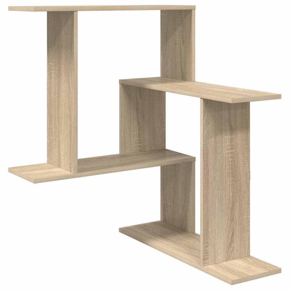 vidaXL Vägg hylla Sonoma-ek 67 x 67 x 87 cm Konstruerat trä