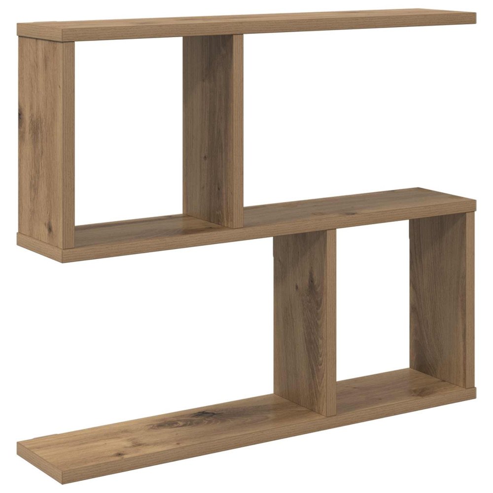vidaXL Vägg hylla Artisan-ek 60 x 12 x 50,5 cm Konstruerat trä