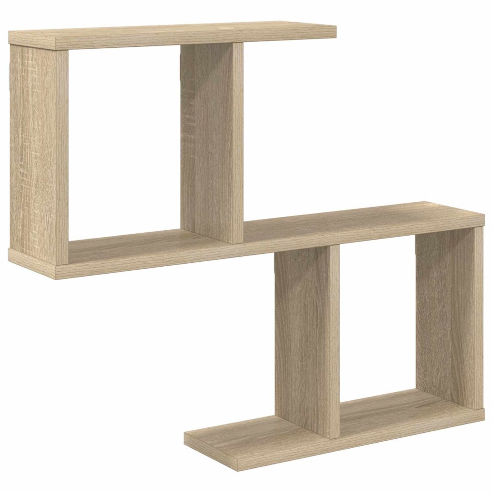 vidaXL Vägg hylla Sonoma-ek 60 x 12 x 50,5 cm Konstruerat trä