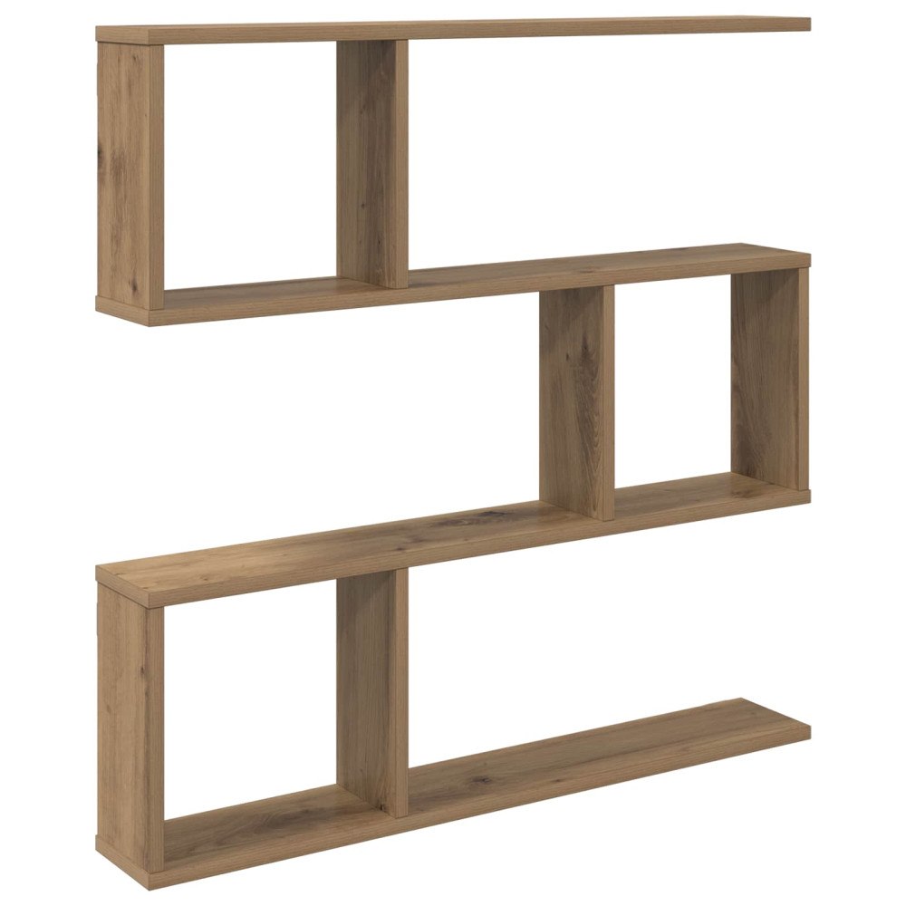 vidaXL Vägg hylla Artisan-ek 80 x 12 x 79,5 cm Konstruerat trä