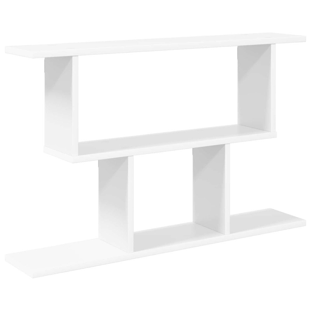 vidaXL Vägg hylla Vit 80 x 15 x 50,5 cm Konstruerat trä