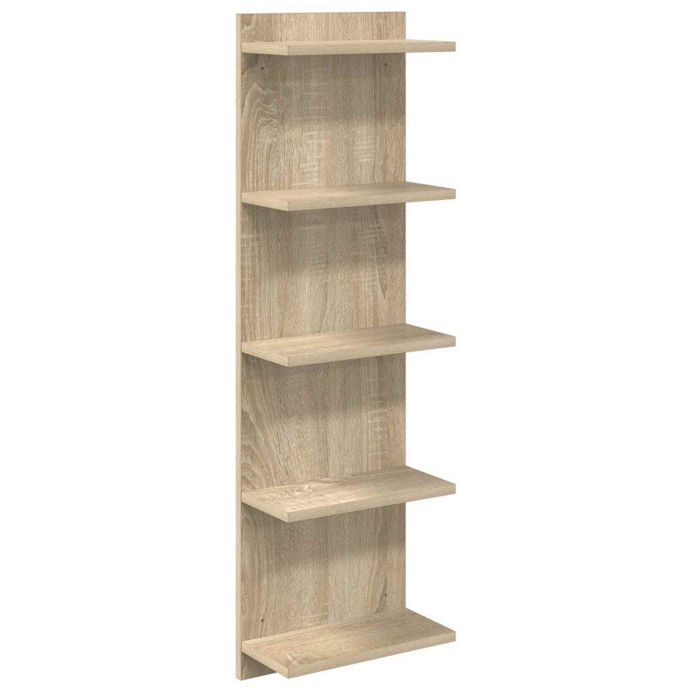 vidaXL Vägg hylla Sonoma-ek 30 x 15 x 100 cm Konstruerat trä