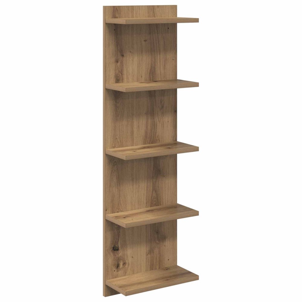 vidaXL Vägg hylla Artisan-ek 30 x 15 x 100 cm Konstruerat trä