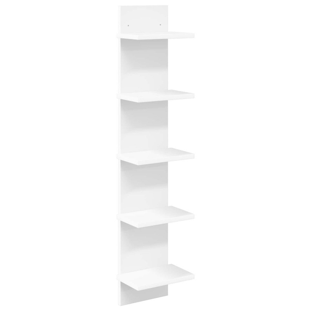 vidaXL Vägg hylla Vit 22 x 15 x 100 cm Konstruerat trä
