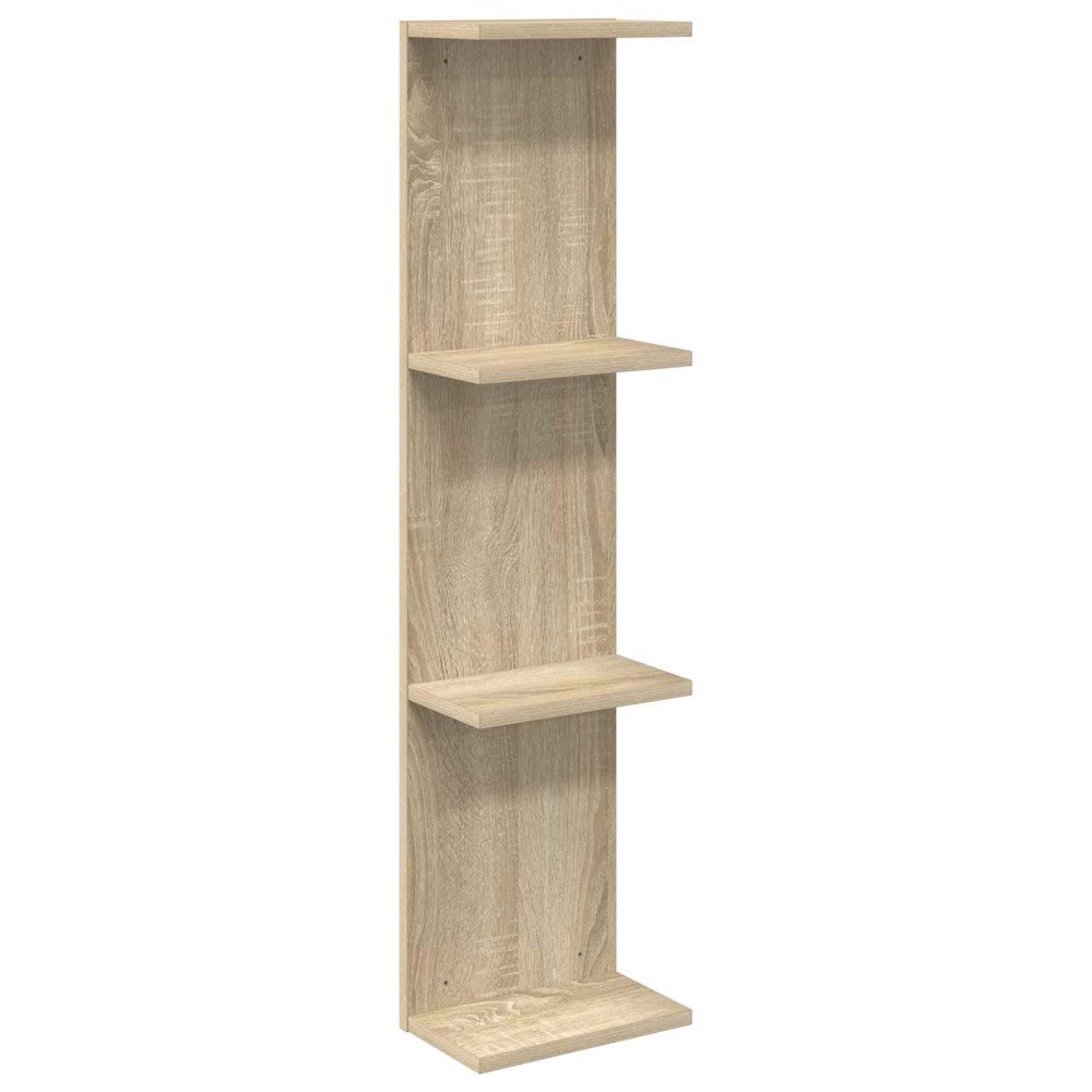 vidaXL Vägg hylla Sonoma-ek 22 x 15 x 100 cm Konstruerat trä