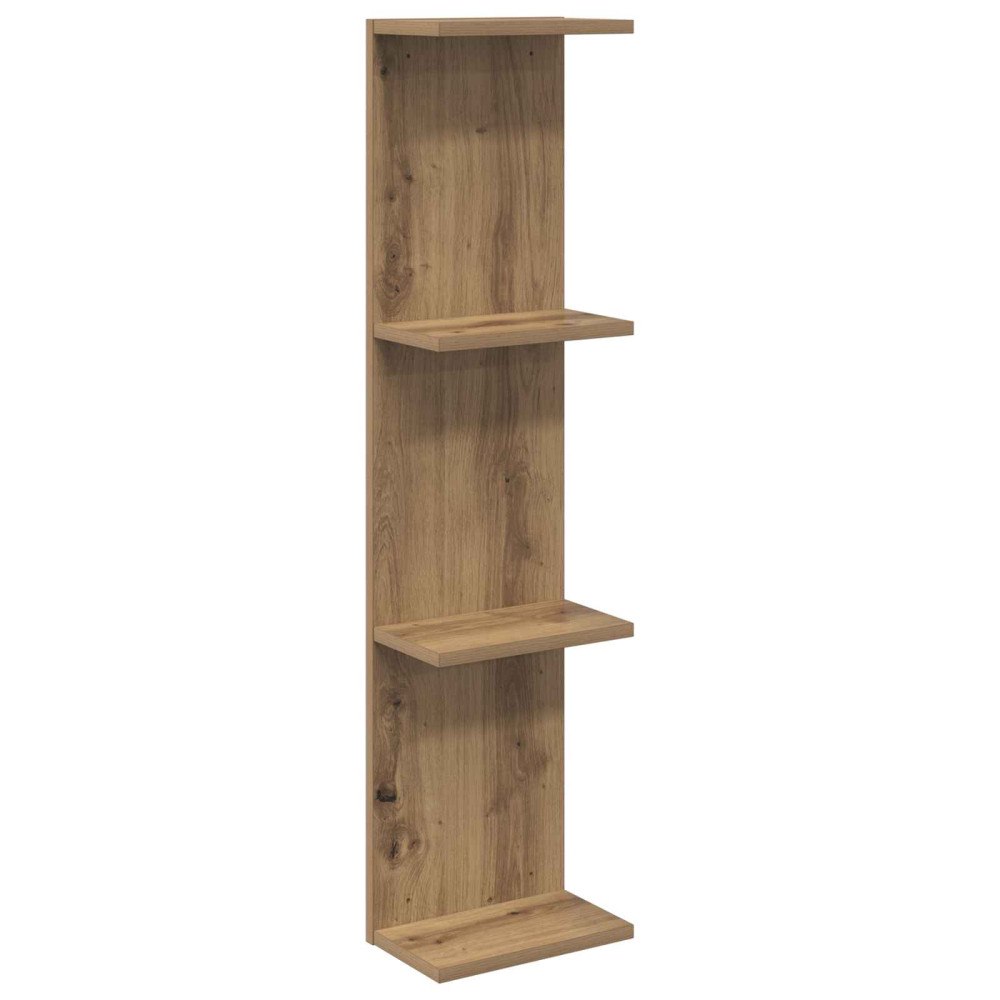 vidaXL Vägg hylla Artisan-ek 22 x 15 x 100 cm Konstruerat trä