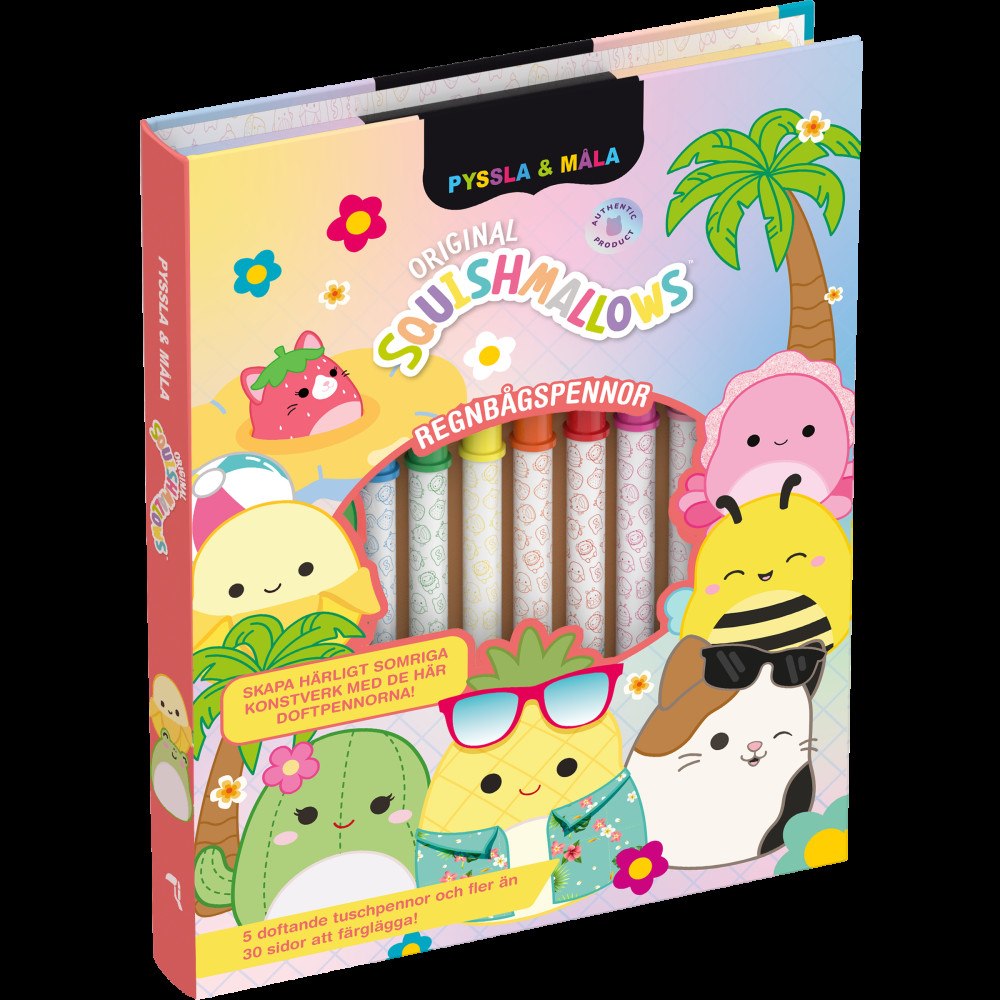 Tukan Förlag Pyssla och måla Squishmallows (bok)