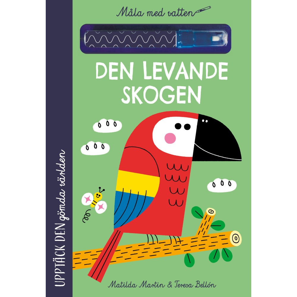 Barthelson Förlag Måla med vatten. Den levande skogen (bok, spiral)