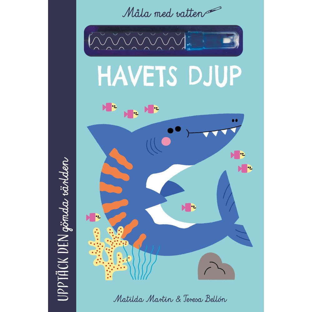 Barthelson Förlag Måla med vatten. Havets djup (bok, spiral)
