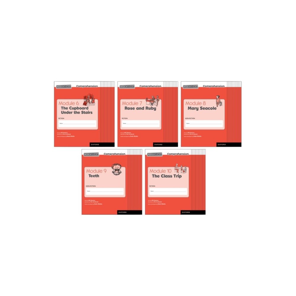 Oxford University Press Read Write Inc. Comprehension: Modules 6-10 Class Pack of 50 (10 of each title) (häftad, eng)