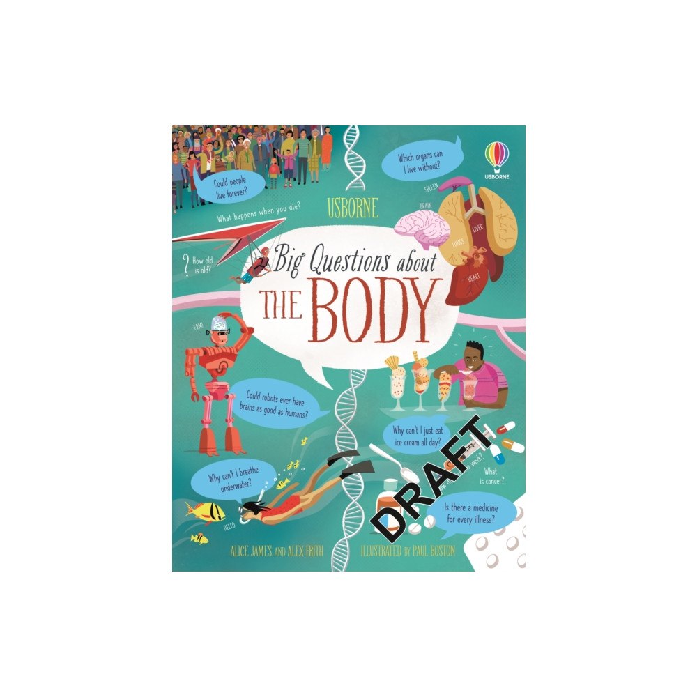 Usborne Publishing Ltd Big Questions About The Body (inbunden, eng)