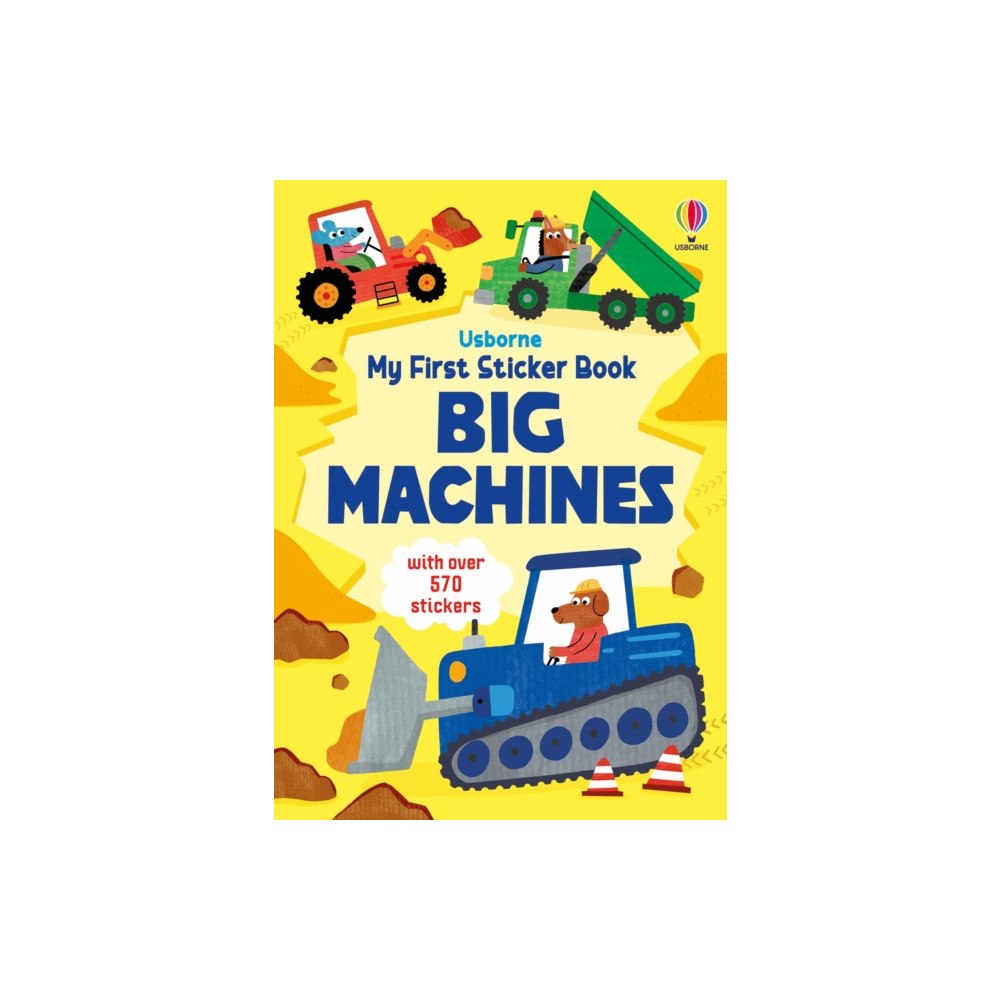 Usborne Publishing Ltd My First Sticker Book Big Machines (häftad, eng)