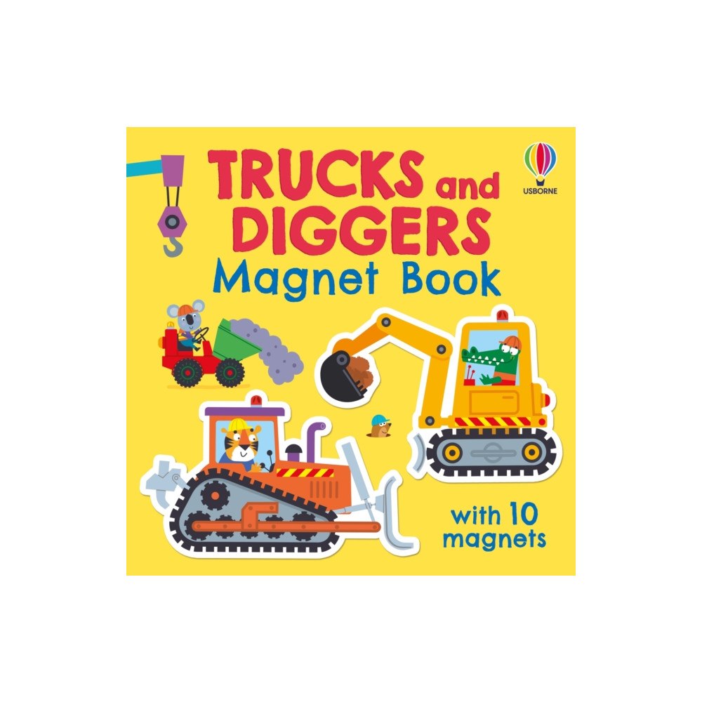 Usborne Publishing Ltd Trucks and Diggers Magnet Book (bok, board book, eng)