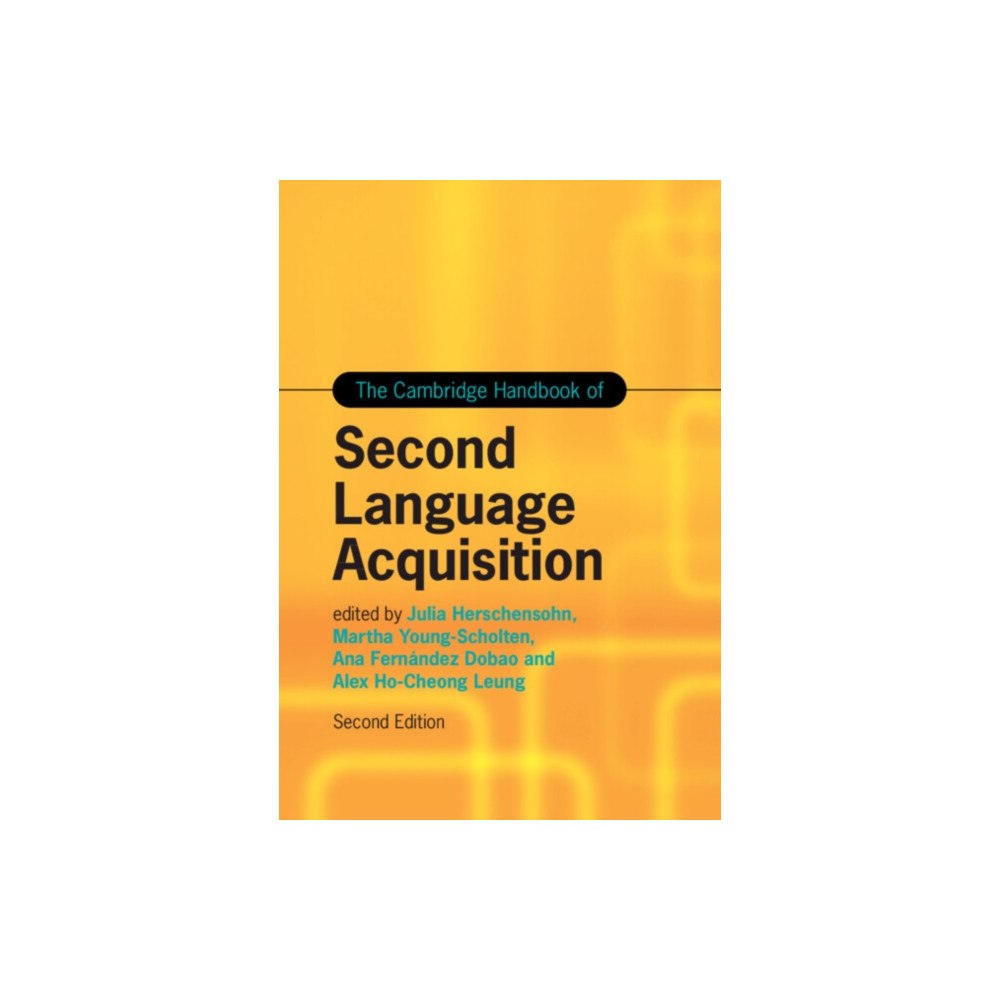 Cambridge University Press The Cambridge Handbook of Second Language Acquisition (häftad, eng)