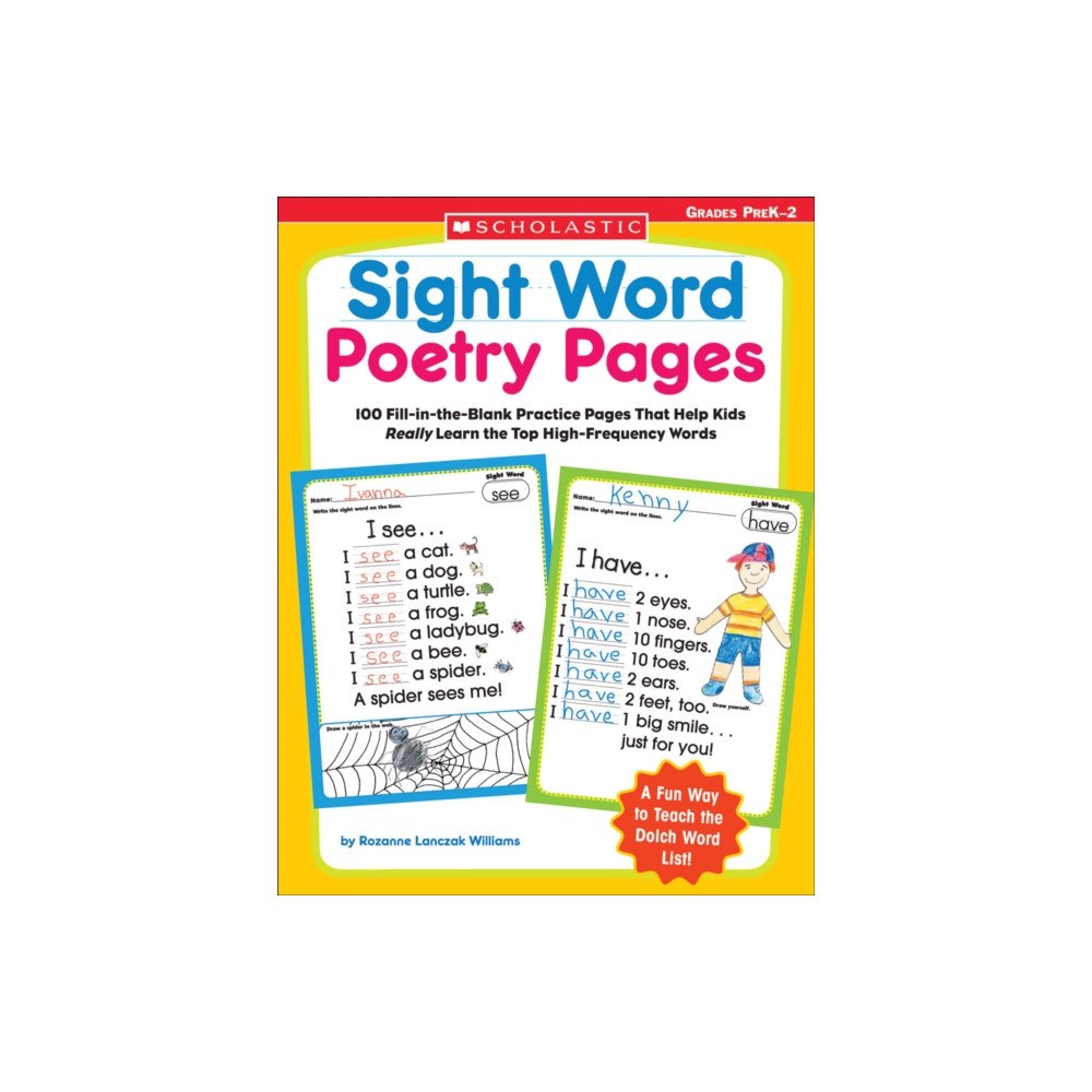 Not Stated Sight Word Poetry Pages (häftad, eng)