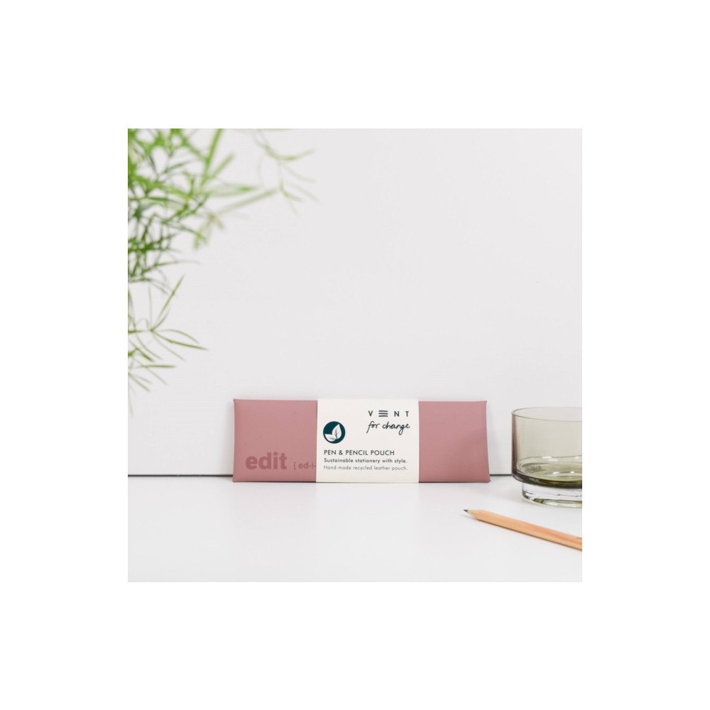 VENT FOR CHANGE Pen / Pencil Pouch EDIT - Powder Pink
