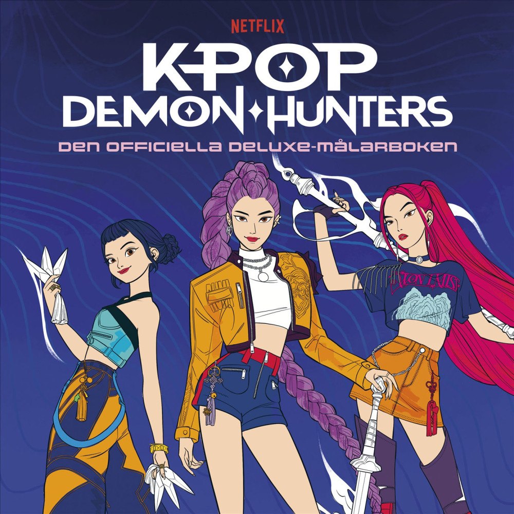 KPOP DEMON HUNTERS K-pop Demon Hunters: Den officiella Målarboken