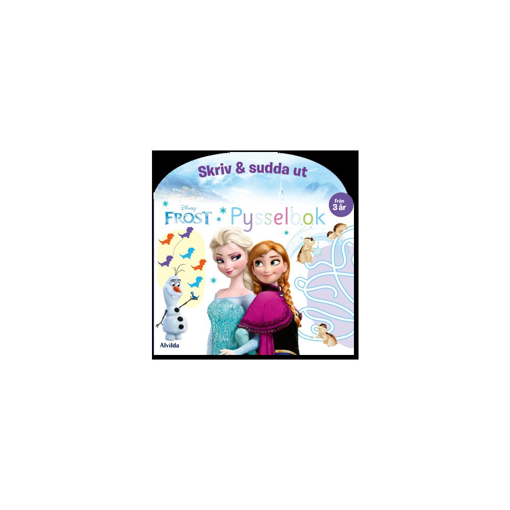 Alvilda Skriv, rita & sudda. Frost (bok, board book)
